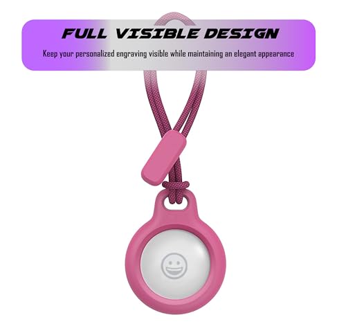 Image of case with Lanyard and a Keyring, Water Proof Shock Proof Scratch Resistant Drop Resistant Available in 5 Colours (Pink)