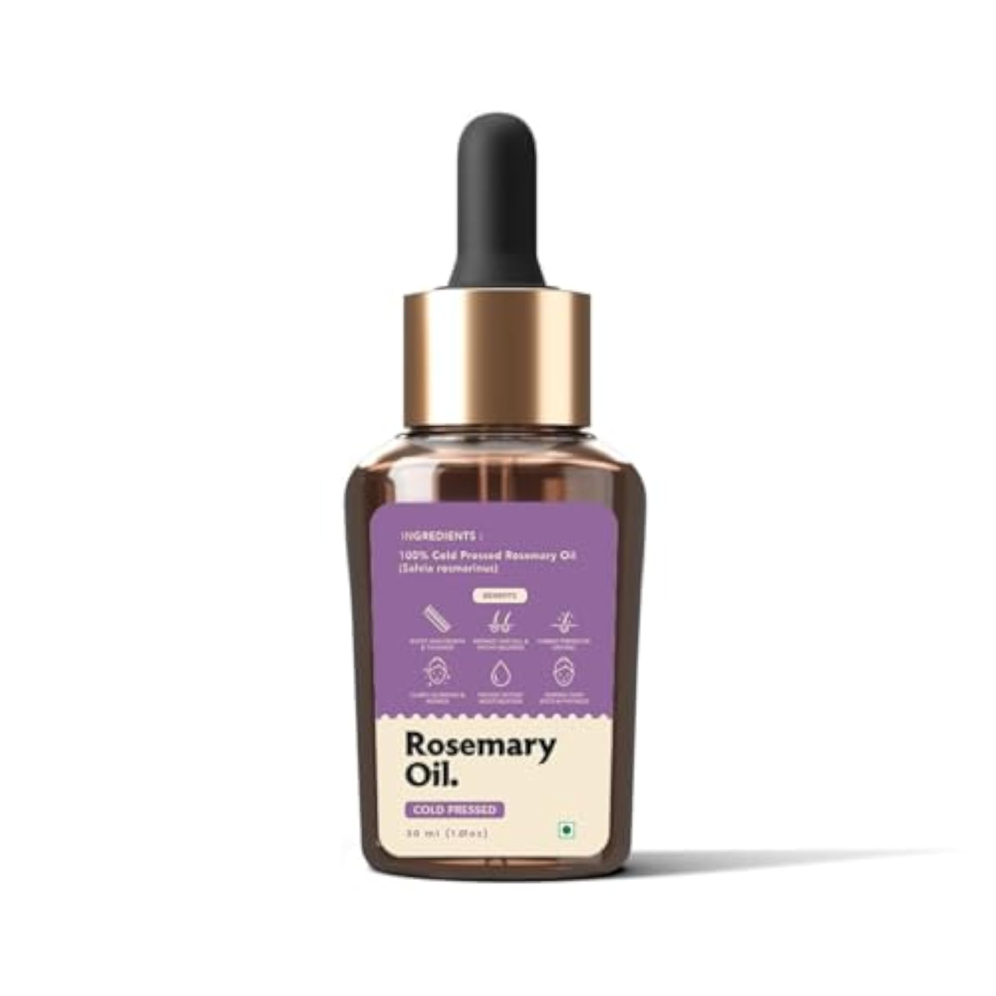 Rosemary Essential Oil, Cold Pressed, 30ml