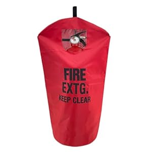 Cubierta para extintor de incendios...