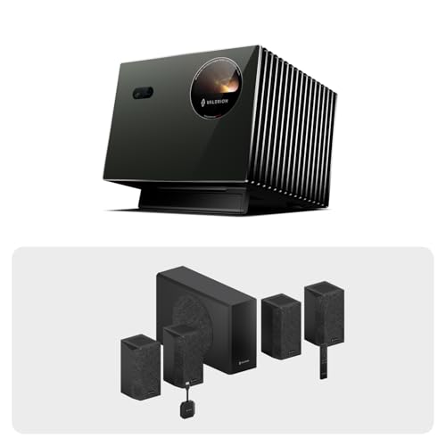 Image of Valerion VisionMaster Pro2 Triple Laser Projector 4K and ThunderBeat 4.1.2 Pure Wireless Surround Sound System