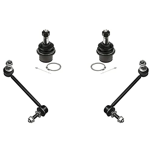 Image of Detroit Axle - RWD Front End Kit for 2011-2014 Chrysler 300 Dodge Charger Challenger 4 Lower Control Arms 2 Sway Bar Links 2 Lower Ball Joints 4 Inner & Outer Tie Rods 2 Boots 2012 2013 Replacement