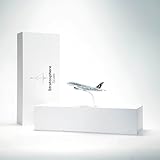 Stratosphere Model Qatar Airways Airbus A380-800 Diecast Aircraft 1:300 Scale, Luxury Middle Eastern Livery with Display Frame, Metal Pins & Card Pack, Premium Aviation Gift.