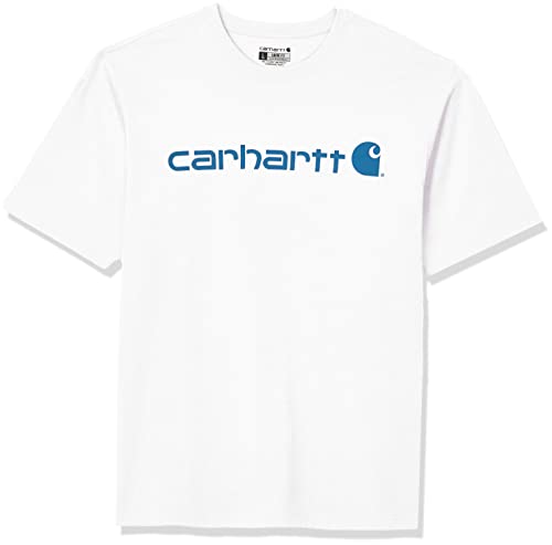 Carhartt Men's big-tall Men's Big and Tall Signature Logo Short Sleeve Midweight Jersey T Shirt Graphic