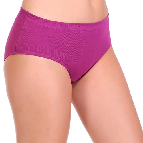 Image of SONA Women's Soft Cotton Inner Elastic Plain Daily Use Hipster Panties