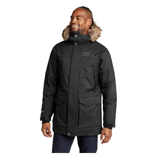 Eddie Bauer Men's Superior Down Parka, Black, Small