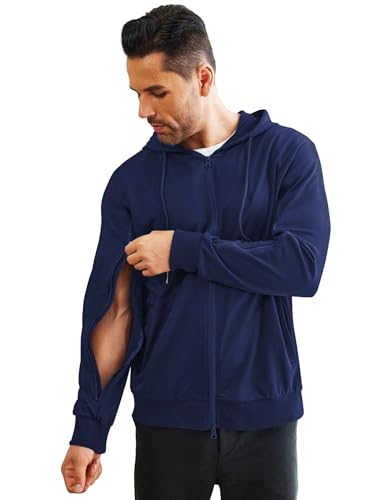 Deyeek Dialysis Sweatshirts with Arm Zipper Jacket Full-Zip