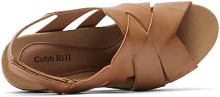 Cobb Hill Women's Alleah Sling Sandal, Honey Leather, 8.5 Wide | Image 2