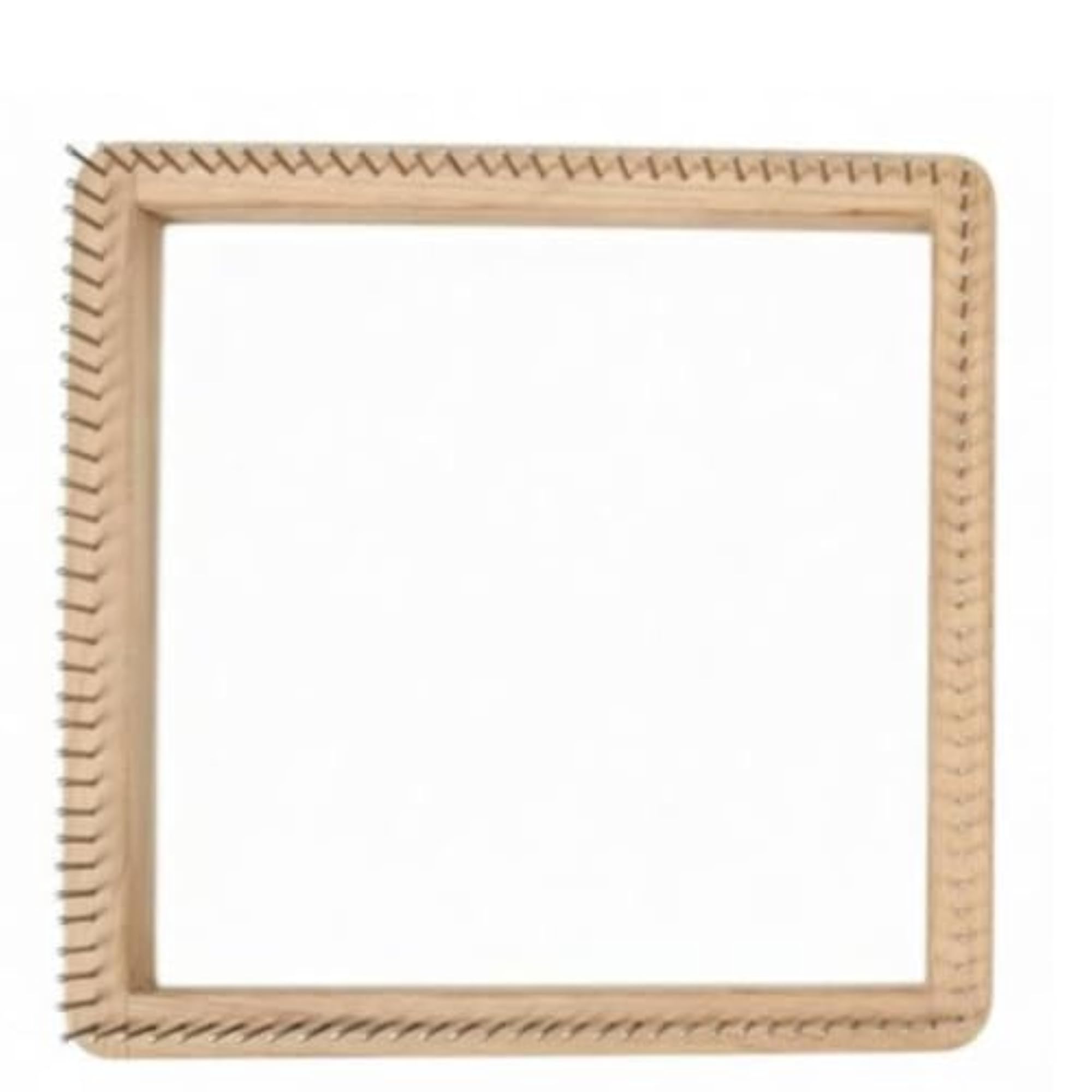 Solid Wood Square Weaving Loom for Beginners and Art Projects