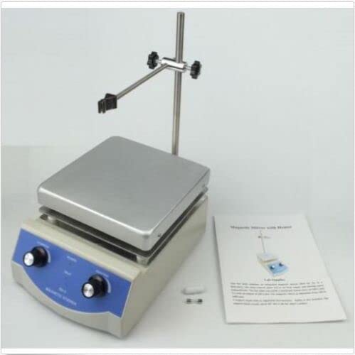 SH-3 Lab Hot Plate Magnetic Stirrer Digital Lab Mixer 17 * 17cm 220V