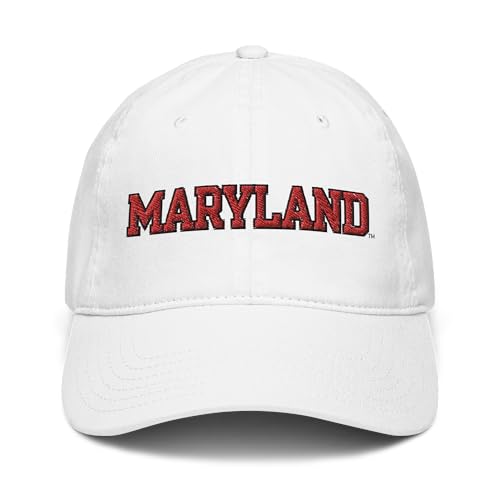 Gorra ajustable blanca Maryland Terrapins oficial miniatura 2