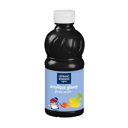 Lefranc Bourgeois- Pintura acrílica, Color Negro, 250ML (L&B 807541)