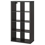 IKEA KALLAX Shelf, Black-Brown