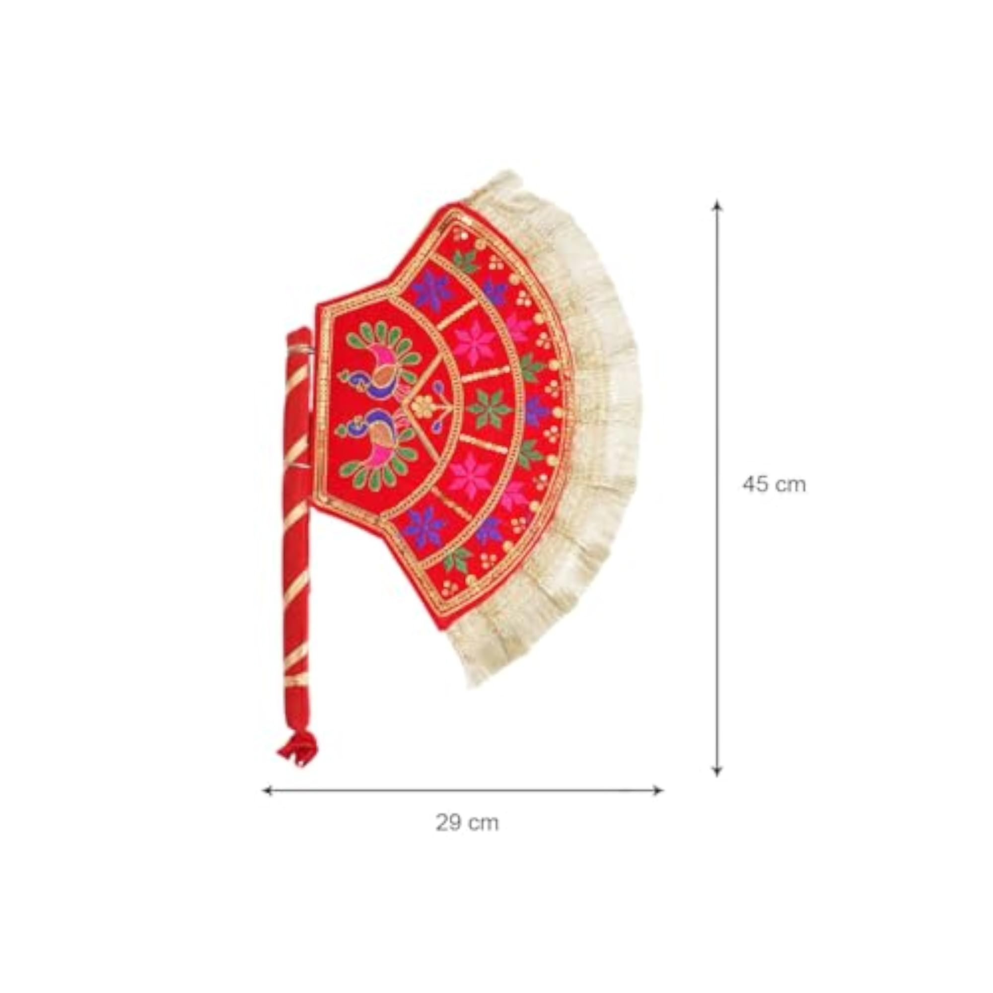 Decorative Haldi Mehndi Handmade Hand Fan, Wedding Gift