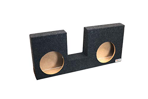 Bbox Dual Sealed 10 Inch Subwoofer Enclosure - Accu-Tuned Sealed Subwoofer Boxes & Enclosures - Subwoofer Box Improves Audio Quality, Sound & Bass - Fits 2011-2016 Ford F250/350/450 Crew Cab