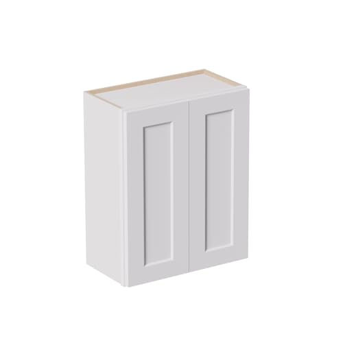 Mkosoll solid wood wall cabinet in white