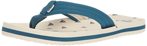 REEF Boy's AHI Sandal, mint boat, 4-5 Medium US Big Kid