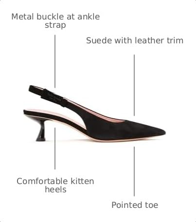 Image of kate spade new york Womens Riley Slingback Kitten Heel