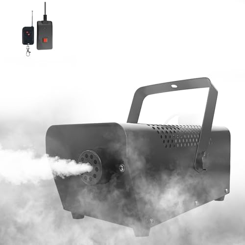 Halloween Fog Machine Indoor/Outdoor, Mini Small Smoke Machine with Auto Mode...