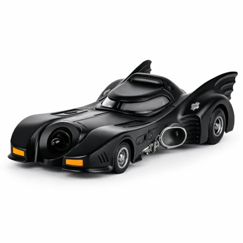 Image of Batmobi 1:18 Scale Alloy Simulation Super Openable Cockpit with Sound & Light Also Pull Back Car Toy for Kids [Colors as Per Stock](1:18 Batmobile Car -Multicolor)