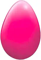 Brinquedo Interativo Mordedor Anti Stress Para Cães Ovo Maluco Pet (ROSA (M))