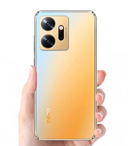 Image of Transparent Soft Silicone TPU Flexible Back Cover Compatible with Infinix Zero 20