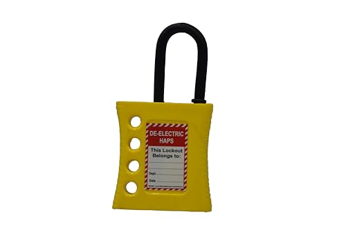 Image of Lockout HASP De-Electric AK-SLDH-76Y Lock and hold (Pack of 10)