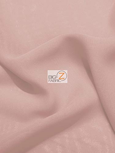 Amazon.com: Solid Hi-Multi Chiffon Dress Fabric by The Yard DIY Bridal  Decor Apparel Lining Dress (Dusty Rose)