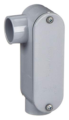 Crouse-Hinds LBNEC7 Die Cast Copper Free Aluminum Mogul Pulling Elbow With Cover and Gasket 2-1/2 Inch