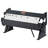 VEVOR Box and Pan Brake, 24in, Portable Metal Bender with 0-135° Bending Angle, Capable of Handling 20 Gauge Low Carbon Steel & 14 Gauge Aluminum, with 5 Adjustable Fingers for Sheet Metal Bending