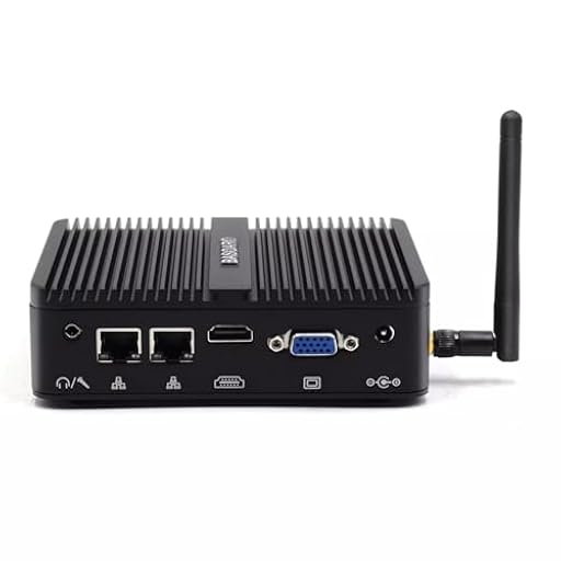BASOARO PC Industrial Mini PC sin Ventilador N100, Fanless Computer, 8GB RAM 128GB SSD, Gigabit Ethernet, Doble Pantalla HD VGA, 2 RS232 COM, WiFi de Doble Banda, BT, Win 11 Pro | Ya disponible en tu tienda friki favorita! En mundofriki.es!
