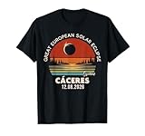 Cáceres, España Gran Eclipse Solar Europeo 2026 Camiseta