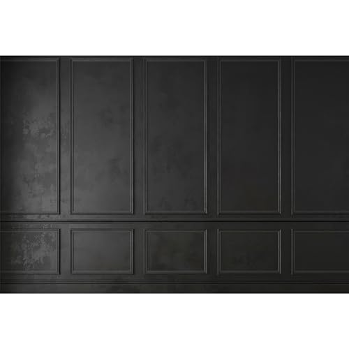 Fondo Fotográfico Vintage 7x5ft Negro para Estudio y Eventos miniatura 1
