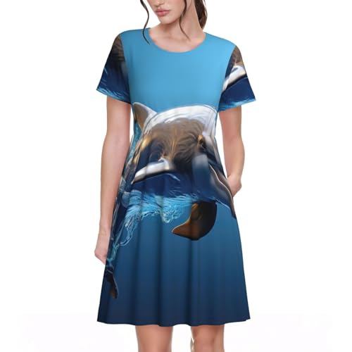 Robe d'été dauphin confortable pour vos soirées de fête