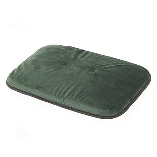 BOUTIQUE ZOO Hunde Autositz Universal Waschbar Abriebfest, Autositz Hund für Vordersitz, Beifahrersitz, Rückbank, Hundebett Hundetasche, M: 51 cm x 40 cm, Grün - Wildlederimitat