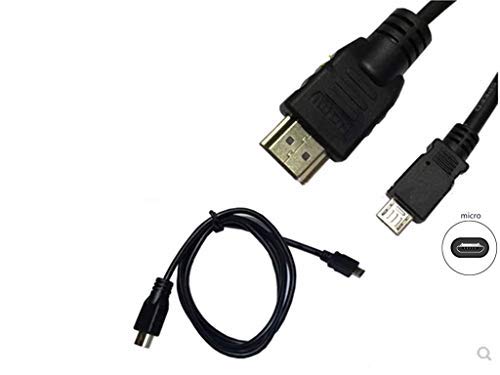 YOUBO Micro to HDMI Adapter Cable USB 2.0 Micro Male to Male M/M HDMI V1.4 Connect TV PC to Mobile Phone Cable