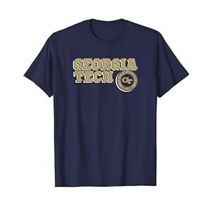 Georgia Tech Yellow Jackets Block Text T-Shirt