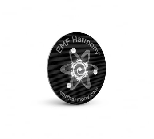 Image of EMF Harmony Harmonizer Plus Phone Sticker - 1.2 inch Stainless Steel Adhesive Disc for Phones & Devices, Reusable Accessory for Daily Peace of Mind in The Modern Age