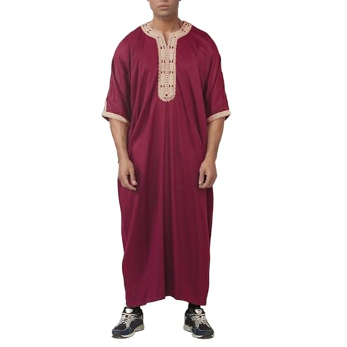 Disfraces de carnaval para hombre, faraón, camisón largo, disfraz de egipcio, camisón para hombre, camisón para hombre, burka, disfraz saudí, camisa con capucha, albornoz de algodón, padre árabe