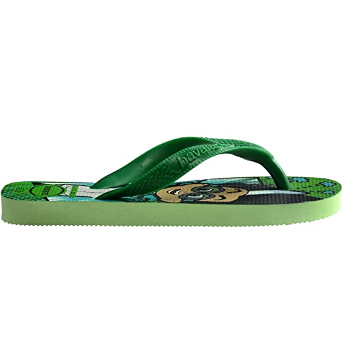 Havaianas Kids Boys Top PJ Masks Flip Flops - Citronella - 11/12K US2