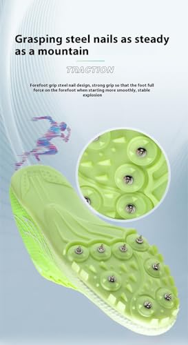 Men's & Women's Track & Field Shoes - High-Performance Mesh-Breathable Racing, Running, & Jumping Spikes for All Ages4