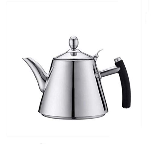 Home Edelstahl Teekanne Retro Kaffeekanne Verdickter Wasserkocher Induktionsherd Kann Beheizt Werden 1,2 L Teekanne Home Camping