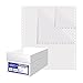 Alliance Premium Carbonless Computer Paper, 9.5 x 11, Blank Left and Right Perforated, 15 lb, 2-Part White/White (1,700 Sheets) - Made In The USA