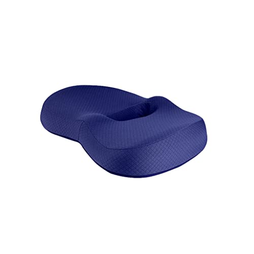 Coussin bureau sédentaire respirant XMING mousse à mémoire de forme bleu épaissi