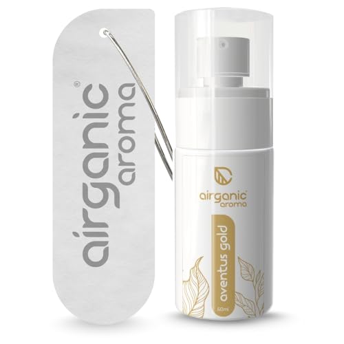 Image of Airganic aroma Aventus Gold Premium Spray Car Perfume (60 Ml) |Fine Fragrance Car Air Freshener | Car Accessory Interior| 400+ Long Lasting Car Fresheners Scent Spray | Car Accessories 2026