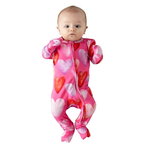Image of Posh Peanut Convertible Baby Sleepers - Footless Baby Pajamas with 2 Way Zipper for Easy Diaper Changes