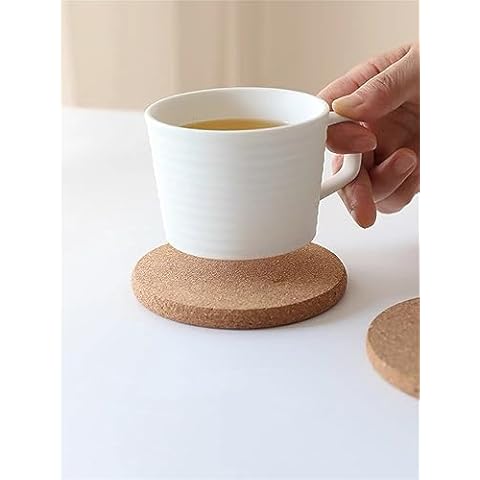 NISPOTDOR Thick Cork Coasters for Drinks Cover