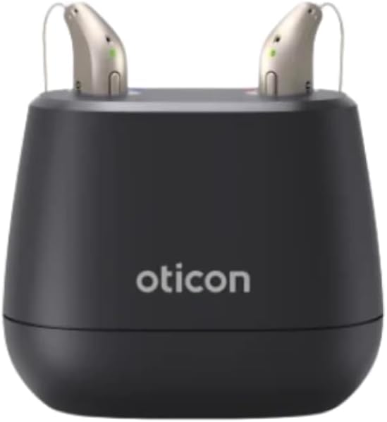 MSTORE INTL Oticon Intent Desktop Charger for only Compatible with Intent 1 2 3 4 miniRITE R Not Compatible with Intent BTE or Other Oticon Models