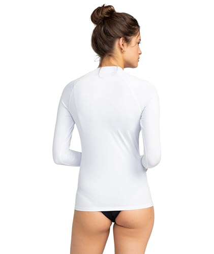 Image of Roxy Women's Long Sleeve Compression Fit Rashguard UPF 50+ Quick Dry Recycled Swim Shirt