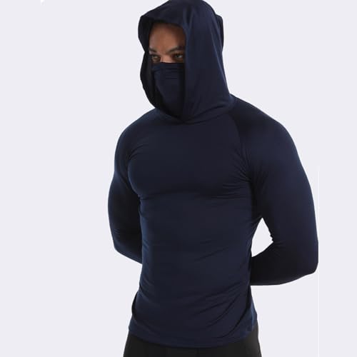 Sun Shirts for Men UPF 50+ Long Sleeve Sun Protection Lightweight Hoodie Athletic Hiking Running Swim Fishing Shirts2