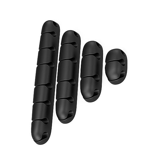 4pcs Clips Organizadores para Gestión de Cables de Escritorio miniatura 1